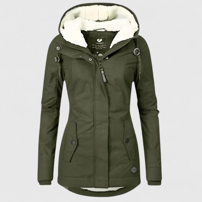 Seravia – Waterproof Winter Jacket with Hood