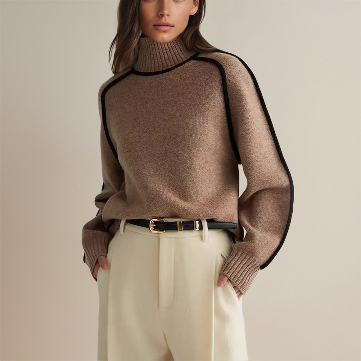 MIRABELLA™ - COUTURE TURTLENECK JUMPER