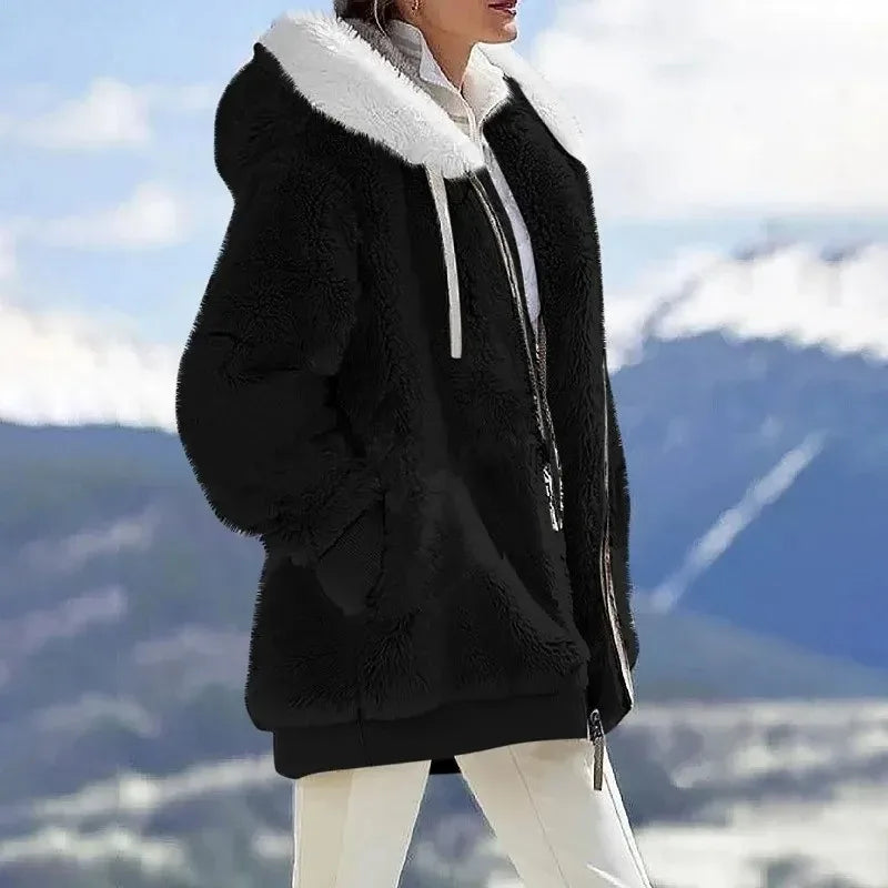 Alexa - Stylish Jacket with Hood and Zipper