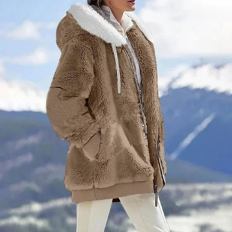 Alexa - Stylish Jacket with Hood and Zipper